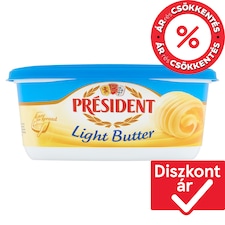 Président Light, félzsíros vaj A- és E-vitaminokkal dúsítva 250 g