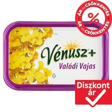 Vénusz+ Valódi Vajas 60% zsírtartalmú margarin 450 g