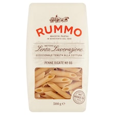Rummo Penne Rigate tojás nélküli durum száraztészta 500 g