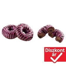 Meggytöltelékes fánk kakaós tésztában 71 g