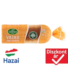 Ceres vajas toast kenyér 500 g