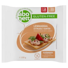 Abonett gluténmentes extrudált kenyér lenmaggal 100 g