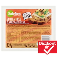 Balviten gluténmentes vegán szeletelt barna kenyér 190 g
