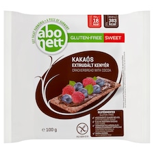 Abonett gluténmentes kakaós extrudált kenyér édesítőszerrel 100 g