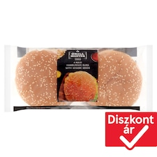 Grill Master szezámmagos hamburger zsemle 4 x 82 g (328 g)
