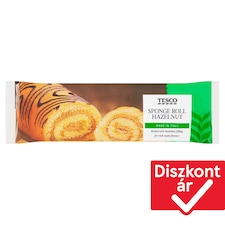 piskótatekercs mogyorókrémes töltelékkel 250 g