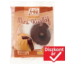 Lavina Free gluténmentes natúr és kakaós mini-kuglóf 2 x 65 g