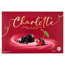 Charlotte csokoládéval bevont desszert alkoholos meggy töltelékkel 232 g