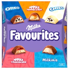 Milka Favourites töltött csokoládé válogatás 11 db 95 g