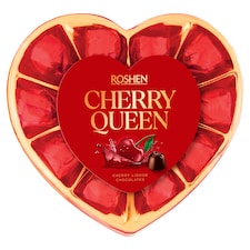 Roshen Cherry Queen étcsokoládés alkoholos-meggyes bonbon 122 g