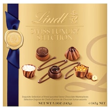 Lindt Swiss Luxury Selection csokoládéválogatás 143 g