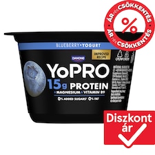 Danone YoPro sovány joghurt áfonyával, édesítőszerekkel, magnéziummal és folsavval 160 g