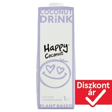 Happy UHT kókusz-rizs ital kalciummal 1 l