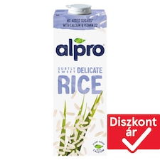 Alpro zsírszegény rizsital hozzáadott kalciummal és vitaminokkal 1 l