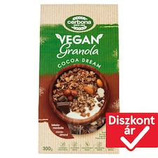 Cerbona Vegan Kakaós-mandulás granola müzli 300 g