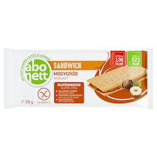 Abonett gluténmentes mogyorós szendvics édesítőszerrel 26 g