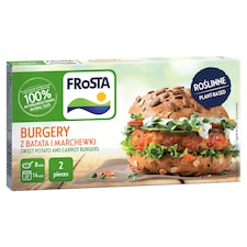 FRoSTA gyorsfagyasztott, elősütött édesburgonyás burger 2 db 216 g