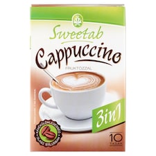 Sweetab 3in1 Cappuccino azonnal oldódó kávéspecialitás fruktózzal 10 x 10 g (100 g)