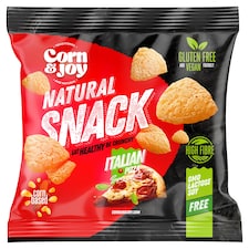 Corn & Joy extrudált kukorica snack pizza ízesítéssel 40 g