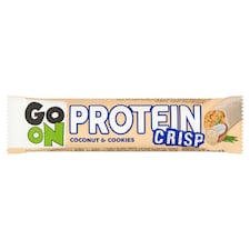 Sante Go On Protein Crisp szelet kókusszal és kekszdarabokkal, fehér csokoládé bevonattal 45 g
