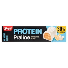 Bergen Protein Praline fehér csokoládé mogyoróval töltve 50 g