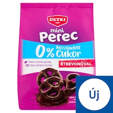 Detki mini perec étbevonóval cukor hozzáadása nélkül, édesítőszerekkel 150 g