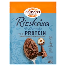 Cerbona fehérjében gazdag csokoládés-mogyorós rizskása 45 g