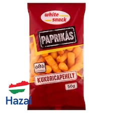 White Snack gluténmentes paprikás kukoricapehely 50 g