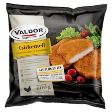 Valdor gyorsfagyasztott, készre sütött csirkemell gluténmentes panírban 600 g
