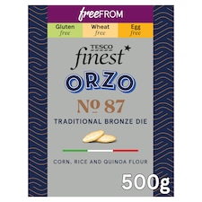 Finest Free From Orzo gluténmentes, tojásmentes, rizsszem alakú száraztészta 500 g