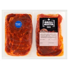 Grill Master sertéstarja szeletek csont nélkül, portói ízesítésű marinádban 600 g