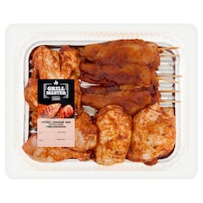 Grill Master csirke darabok BBQ ízesítésű marinádban