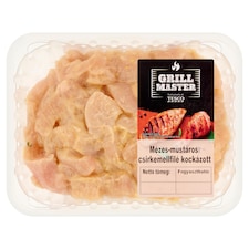 Grill Master mézes-mustáros kockázott csirkemellfilé 500 g