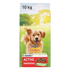 Purina Friskies Active marhával száraz kutyaeledel 10 kg