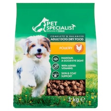Pet Specialist teljes értékű száraz eledel kis-közepes testű felnőtt kutyák számára baromfival 1 kg
