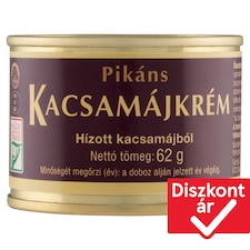 Pikáns kacsamájkrém hízott kacsamájból 62 g