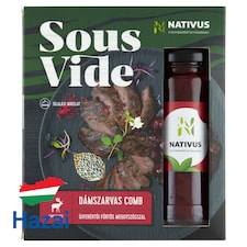 Nativus Sous Vide dámszarvas comb újfehértói fürtös meggyszósszal