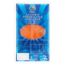 Viking alaszkai tőkehalfilé szeletek növényi olajban füst ízesítéssel 100 g