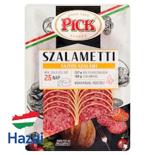 PICK Szalametti szeletelt sajtos szalámi 60 g