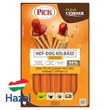 PICK Fresh Corner sajtos hot-dog kolbász 300 g