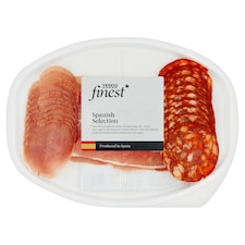 Finest Spanish Selection szeletelt Serrano sonka, Chorizo kolbász, Lomo karaj válogatás 120 g