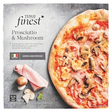 Finest gyorsfagyasztott, elősütött pizza főtt sonkával és gombával 400 g