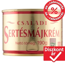 Családi sertésmájkrém 190 g