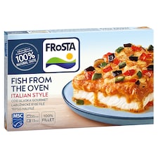 FRoSTA gyorsfagyasztott tepsis halfilé olasz módra 345 g