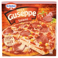 Dr. Oetker Guseppe gyorsfagyasztott pizza szalámival 380 g