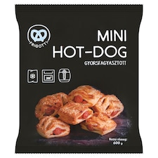 Frigotti gyorsfagyasztott mini hot-dog 600 g