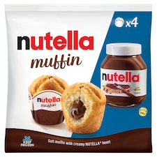 Nutella Muffin kakaós mogyorókrémmel töltött pékáru 4 db 264 g