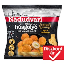 Nádudvari rántott húsgolyó csirkemellhúsból sajtos töltelékkel 500 g