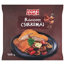 Happy Snack gyorsfagyasztott rántott csirkemáj 500 g