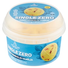 Gelatiamo Single Zero laktózmentes feketeribizlis vanília jégkrém édesítőszerekkel 500 ml